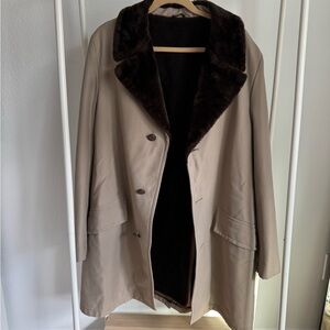 Vintage Sears Coat w/ Faux Fur Collar | Classic Outerwear